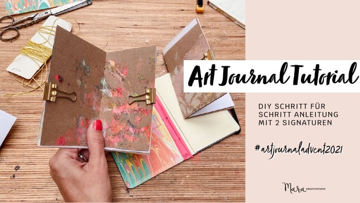 Art Journal Tutorial mit Buchdeckel