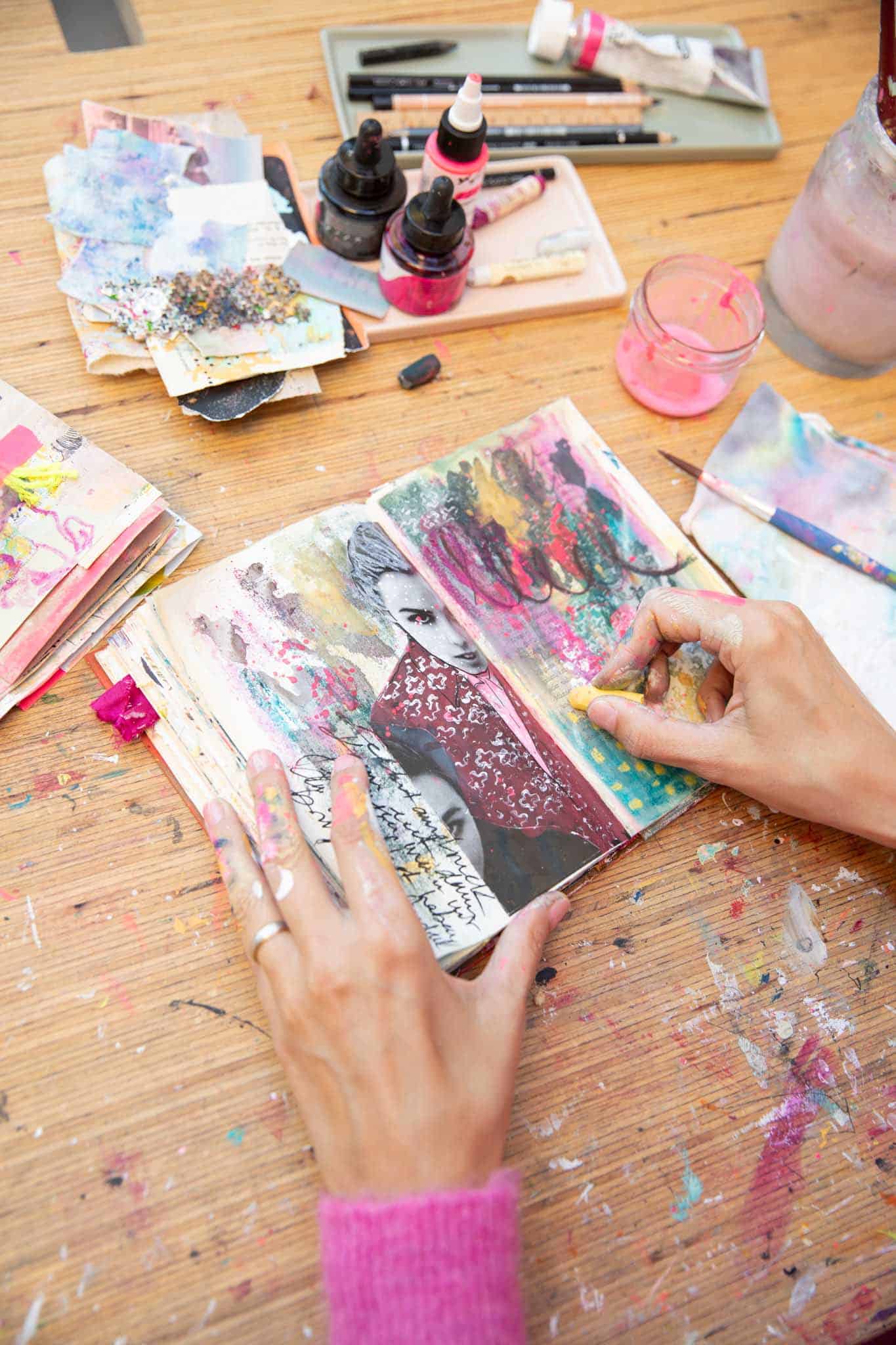 art-journal-online-kurs-mara-kreativstudio-collage