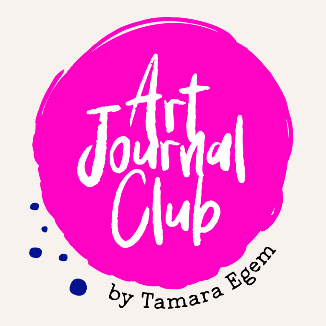 art journal club logo, online community für Kreative
